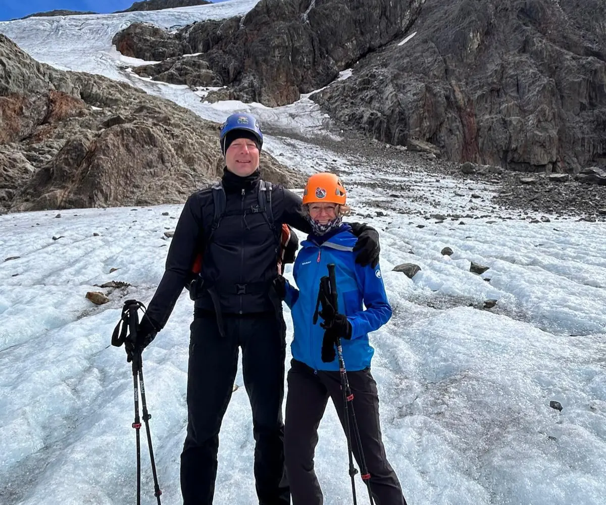 Breathtaking views from the exclusive Vinciguerra Glacier trekking experience in Ushuaia.
